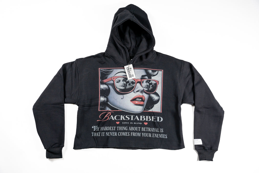 Backstab Crop hoodie